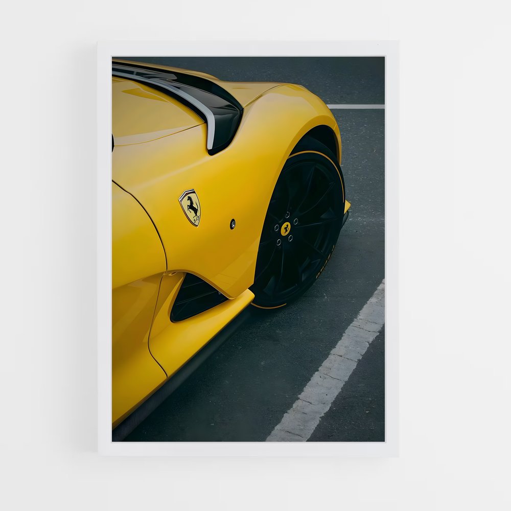 Poster Competizione Design – affiche Ferrari (vue 3)